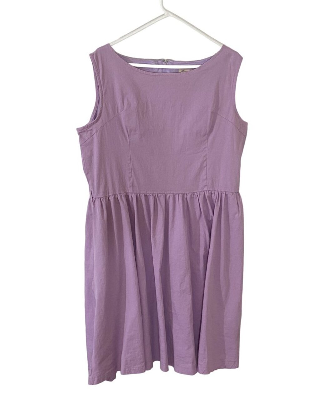 Lindy Bop Women's Purple Lavender Cap Sleeve Rockabilly Dress - 4XL